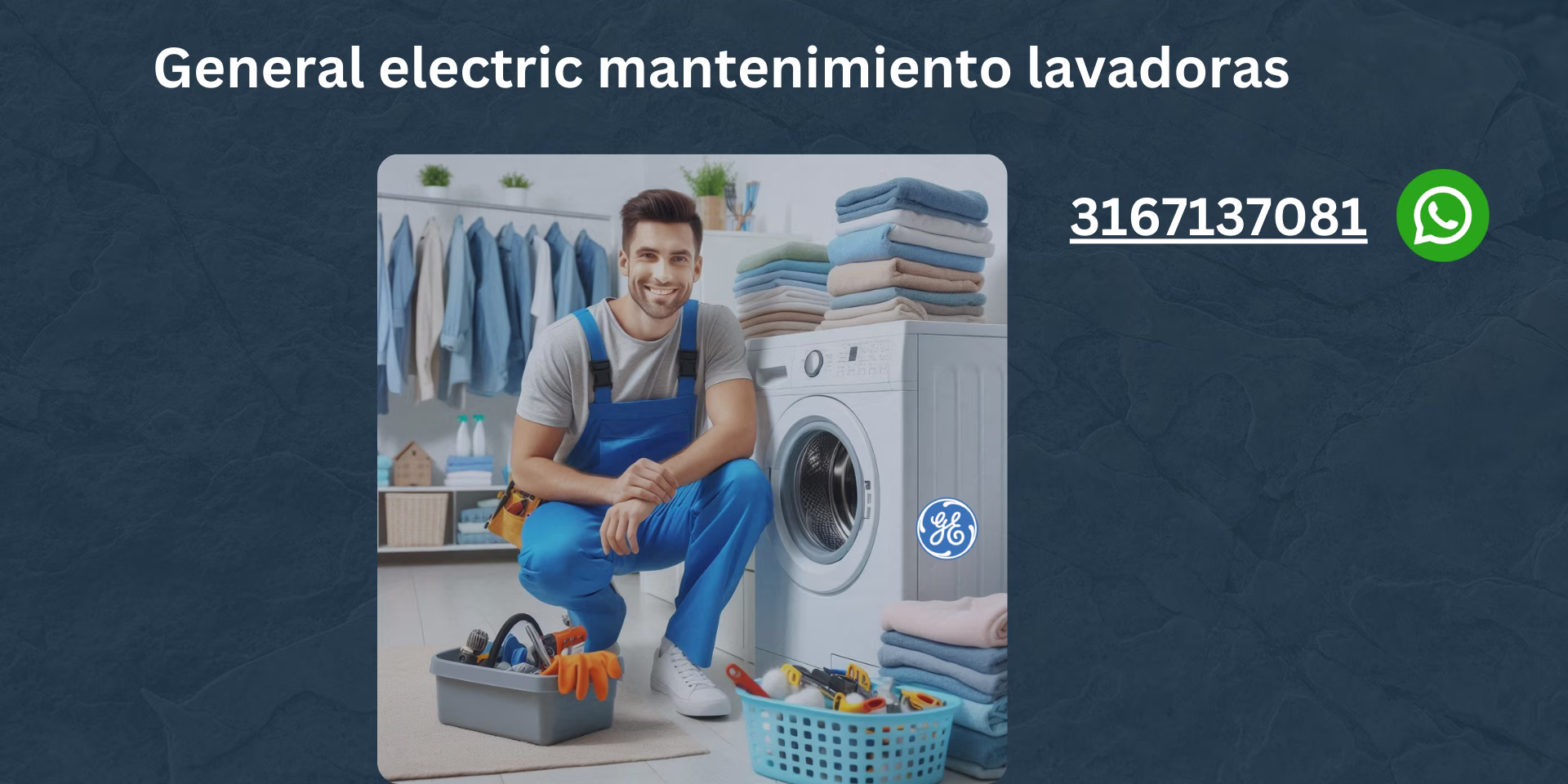 Mantenimiento de una lavadora General Electric