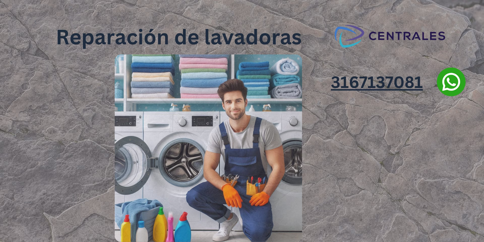 Reparación de una lavadora Centrales